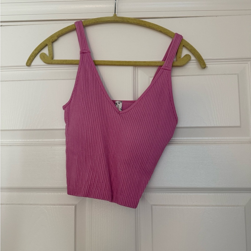 Pink Padded Wishlist Bralette Tank Top Size M/L Gently Worn